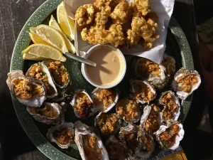Enjoy a local seafood with us